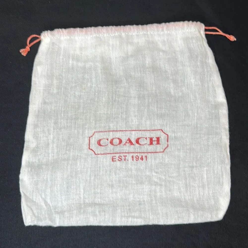 Authentic Vintage Coach EST. 1941 wristlet dustbag EUC - Picture 7 of 7